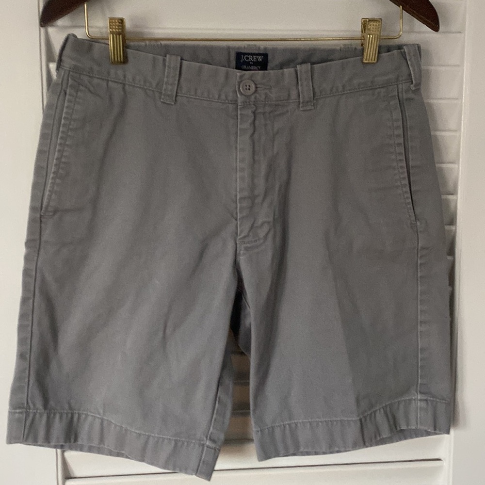 J.Crew Gray Gramercy 31 waist stonewashed shorts